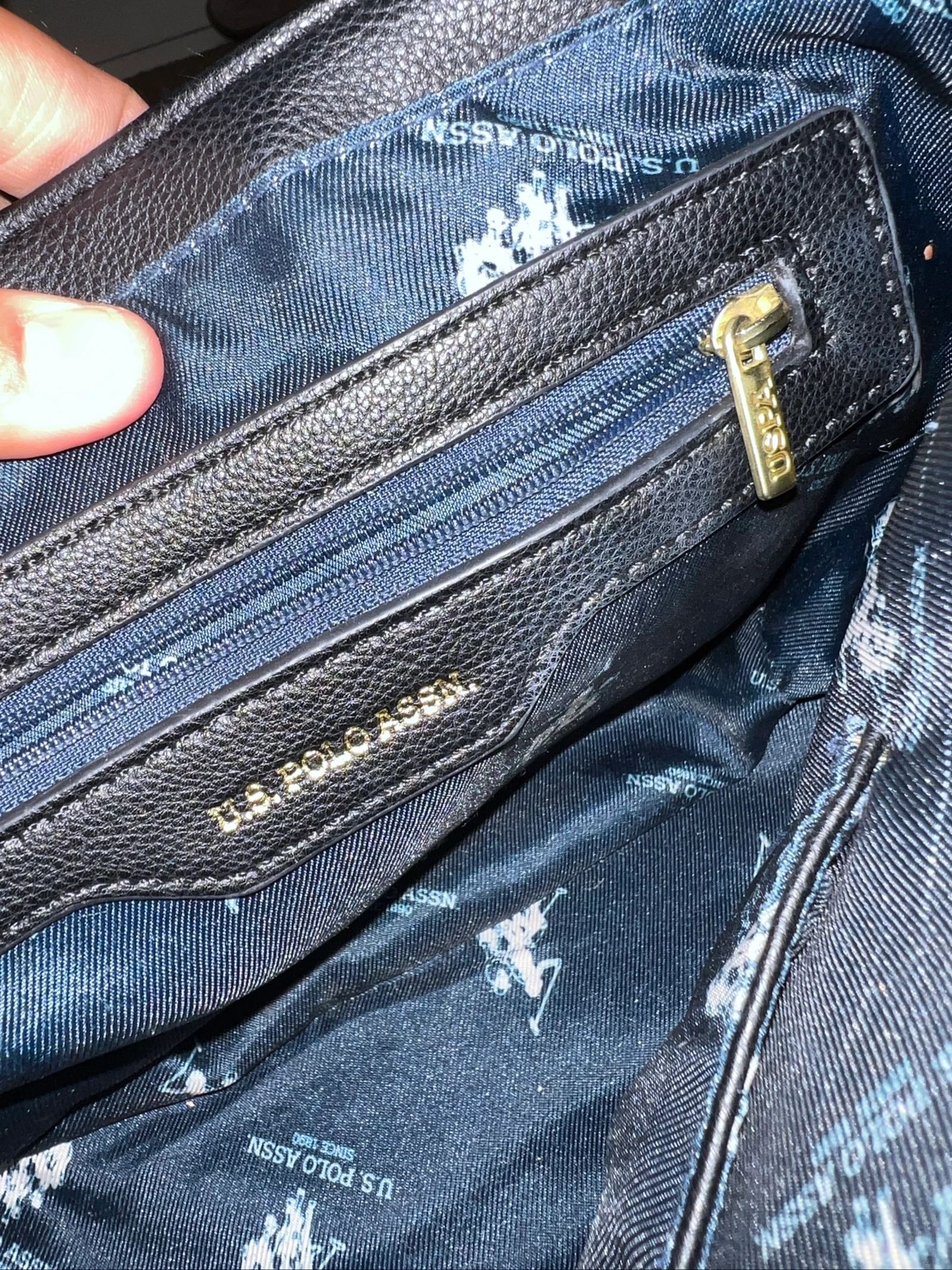 Bolsa transversal U.S. Polo Assn preta – Muito bom estado – photo 7